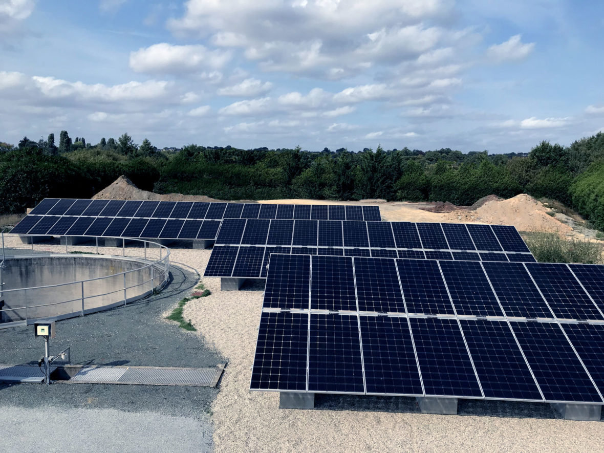 panneaux photovoltaïque mayenne inno watt station épuration