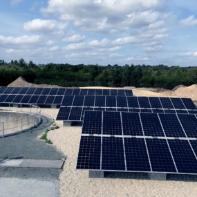 panneaux photovoltaïque mayenne inno watt station épuration