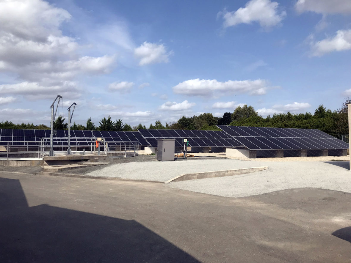 panneaux photovoltaïque mayenne inno watt station épuration