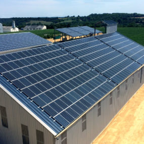 panneau photovoltaique nuillé sur vision mayenne batiment agricole