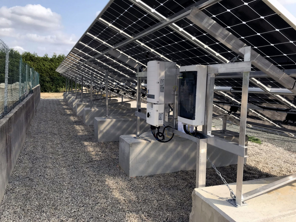 panneaux photovoltaïque mayenne inno watt station épuration